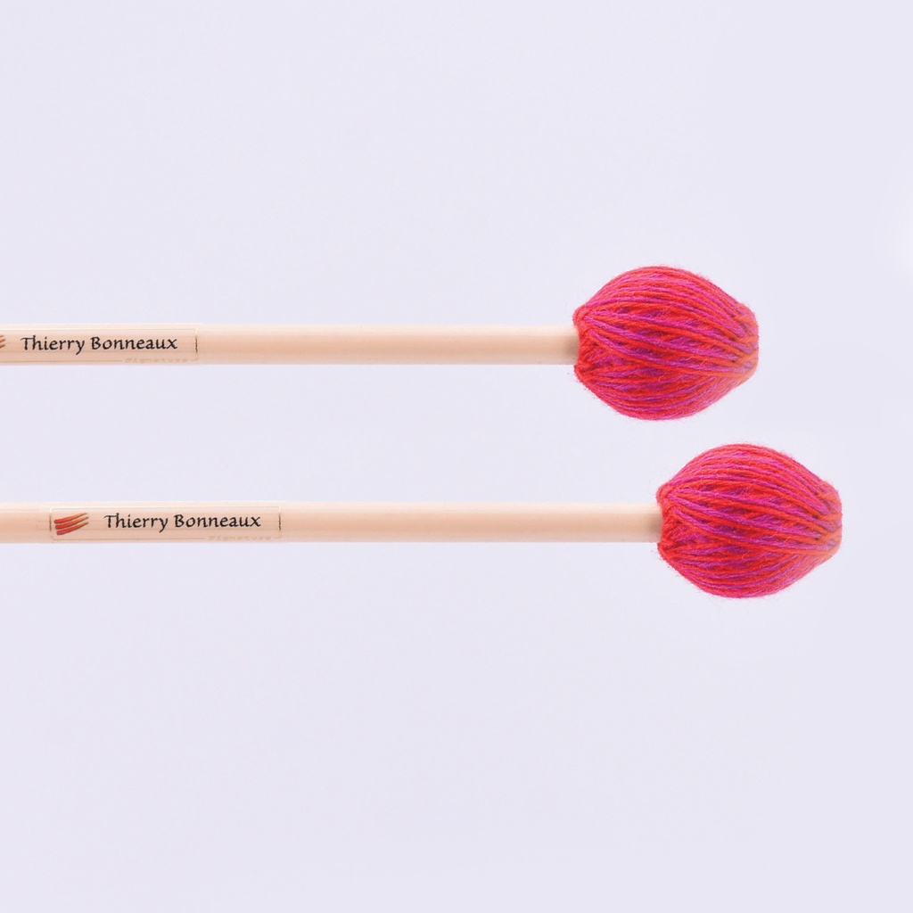 Baguettes Vibraphone Signature Thierry Bonneaux - 02 – Médium dur clair