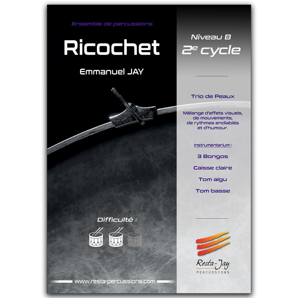 Ricochet - Trio de percussions | JAY E.