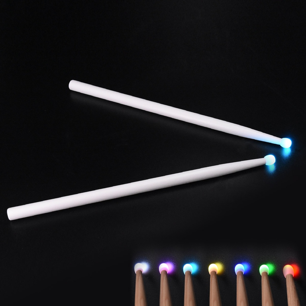 Military Drum Sticks - Marching lighting white finish
