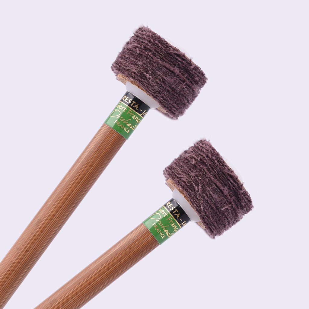 Baguettes Timbales Flanelle "ORCHESTRA 01F" Gert François – Doux / Noir et sombre