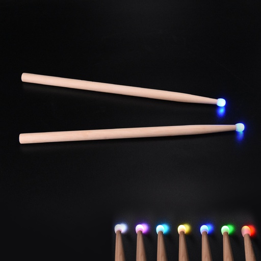 [TAMBLUM-B-Pair] Military Drum Sticks - Marching lighting finish Wood