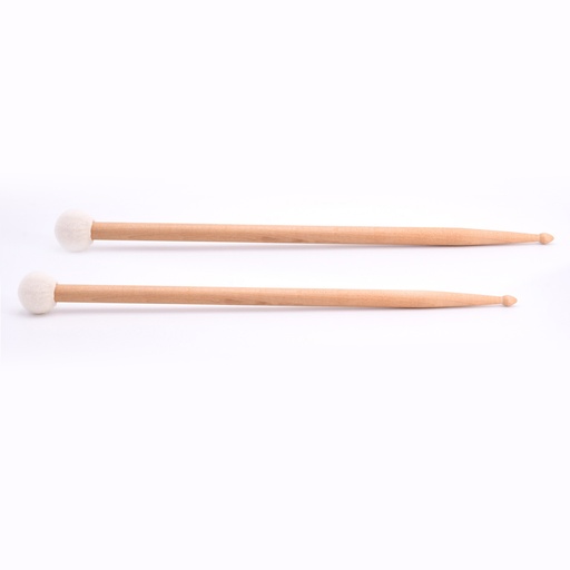 [CCFAT1-Pair] Drum Sticks – Franck Agulhon + Head Felt Soft