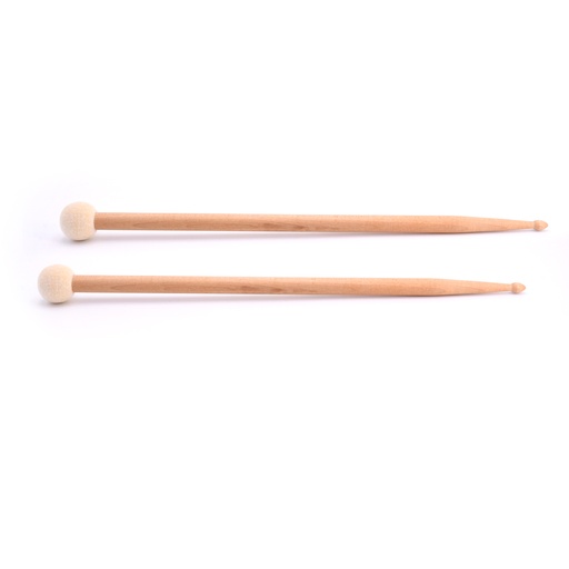 [CCFAT2-Pair] Drum Sticks – Franck Agulhon + Head Felt high-durability